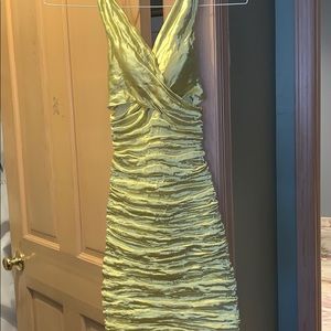 Used but good shape neon yellow mini dress